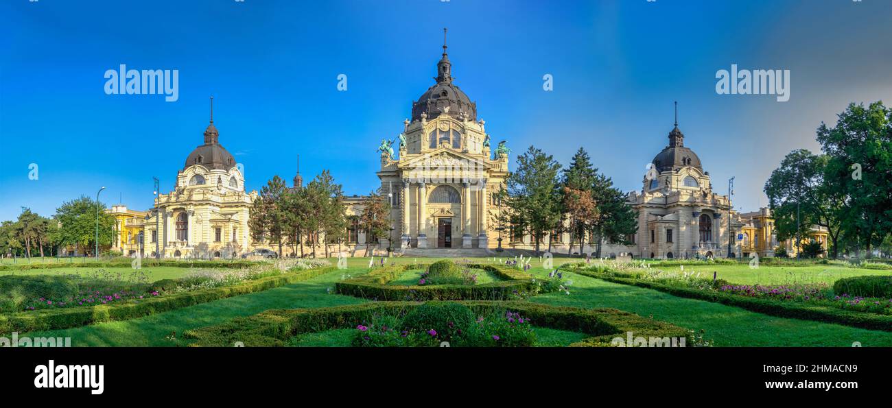 Szechenyi Bath à Budapest, Hongrie Banque D'Images