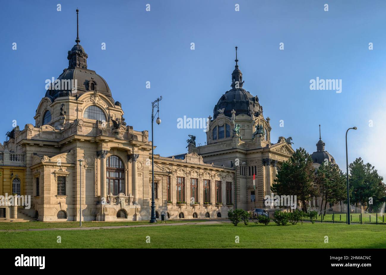 Szechenyi Bath à Budapest, Hongrie Banque D'Images