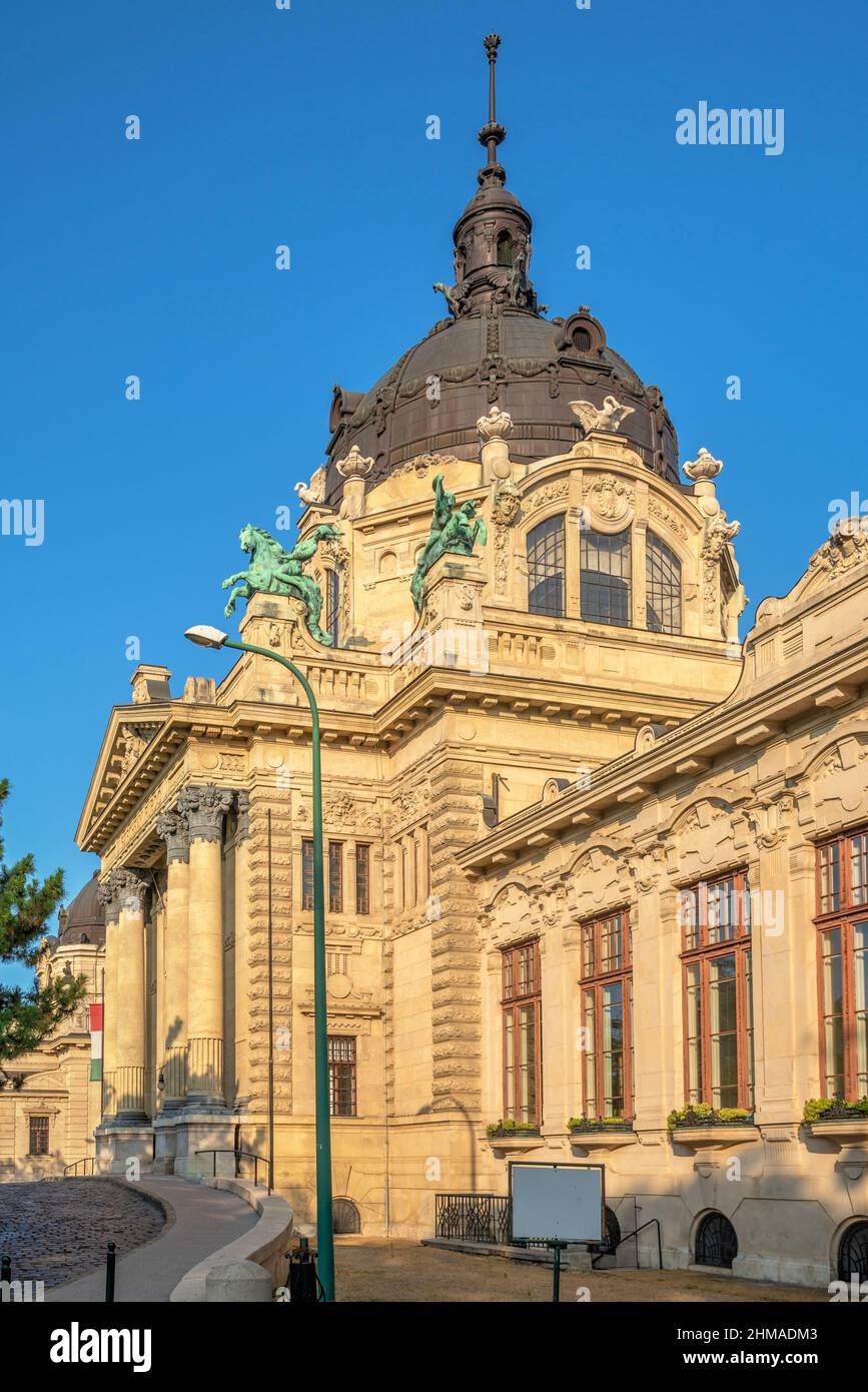 Szechenyi Bath à Budapest, Hongrie Banque D'Images