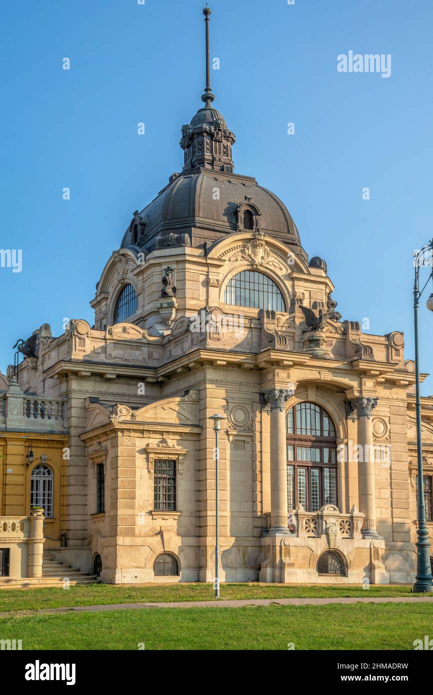 Szechenyi Bath à Budapest, Hongrie Banque D'Images