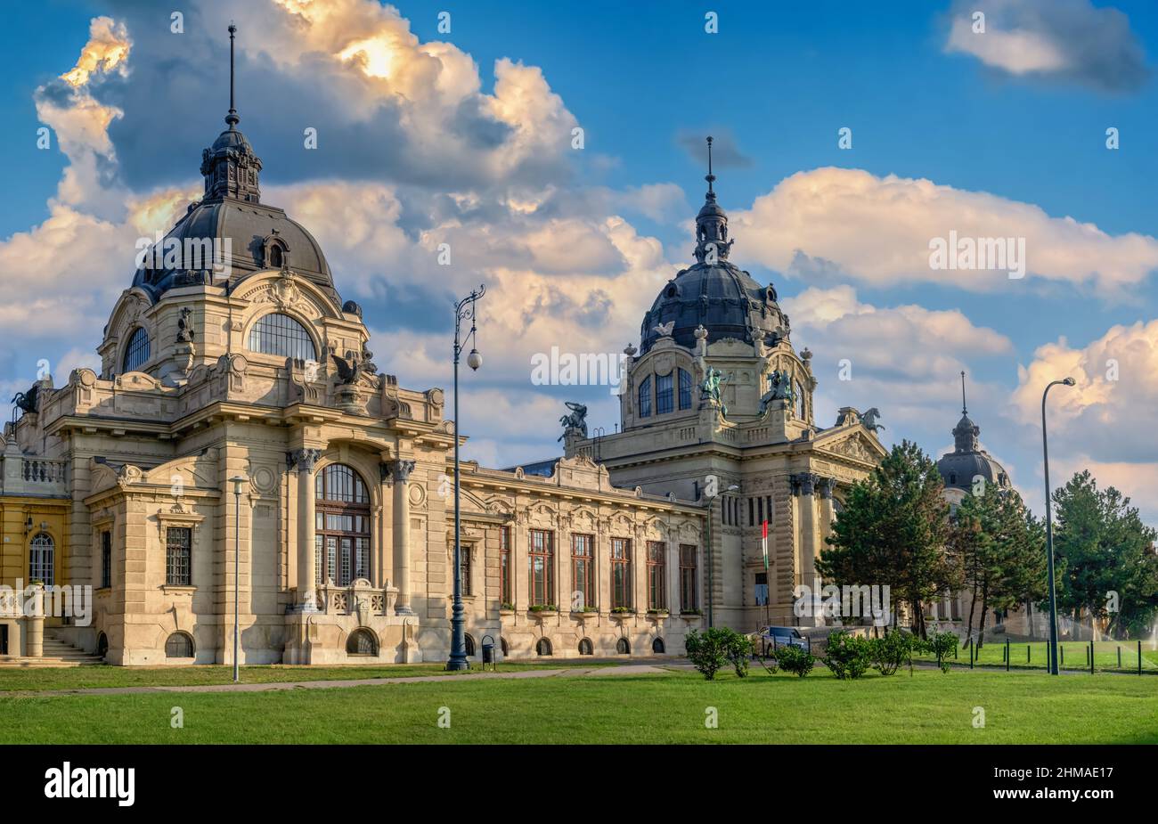 Szechenyi Bath à Budapest, Hongrie Banque D'Images