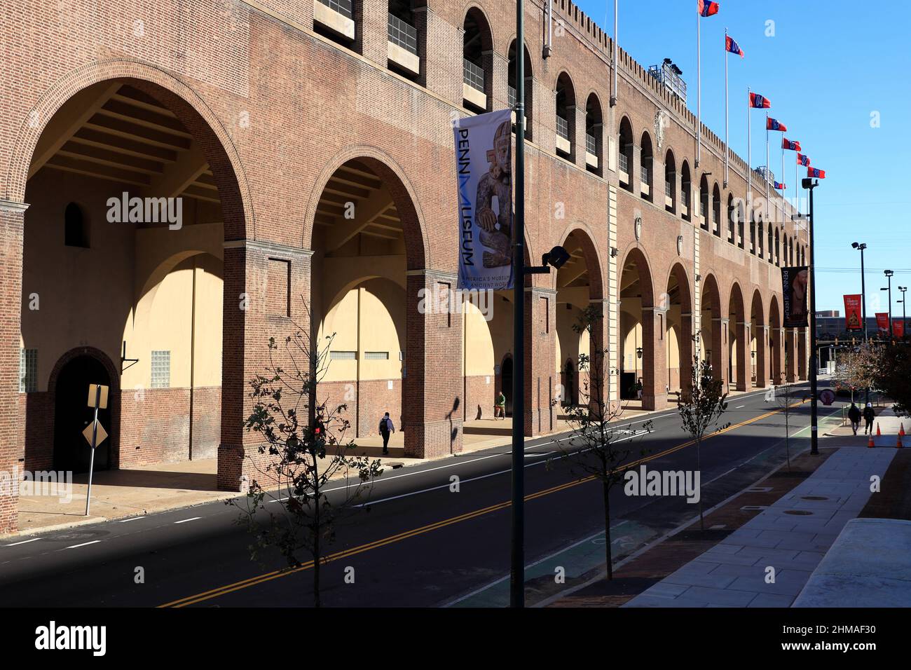 Franklin Field le stade sportif du campus de l'Université de Pennsylvanie.Philadelphie.Pennsylvania.USA Banque D'Images