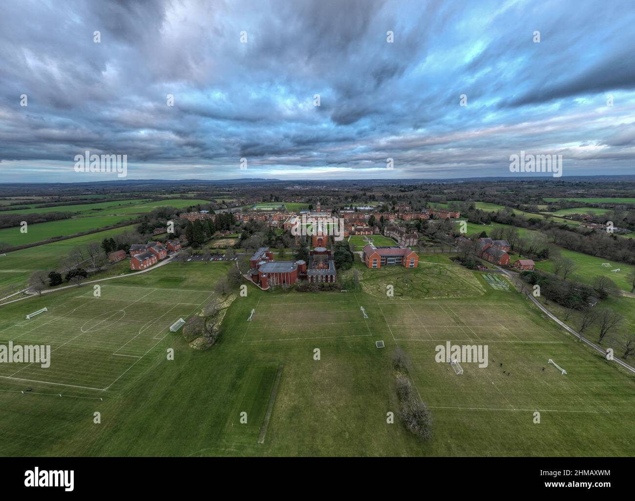 Christ Hospital School Horsham West Sussex, également connu familièrement sous le nom de CH, est un pensionnat et pensionnat indépendant mixte anglais Banque D'Images