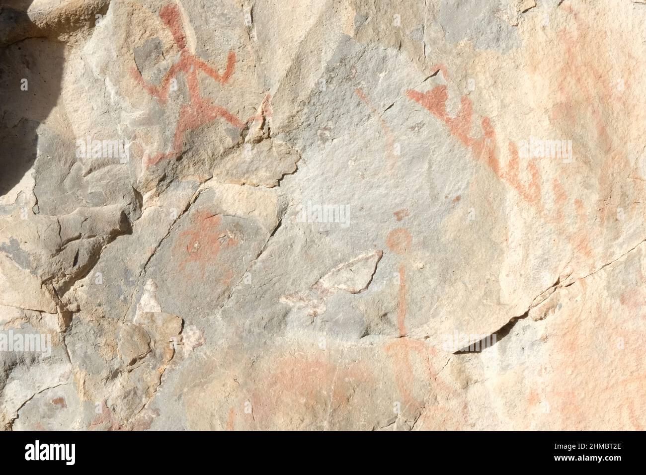 Art rupestre américain natif Banque D'Images