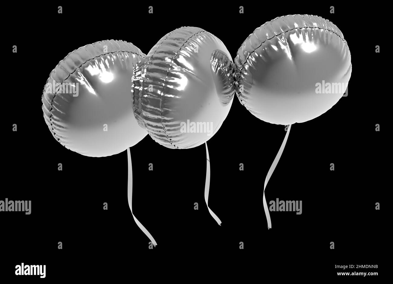 ballons isolé 3d illustration Banque D'Images