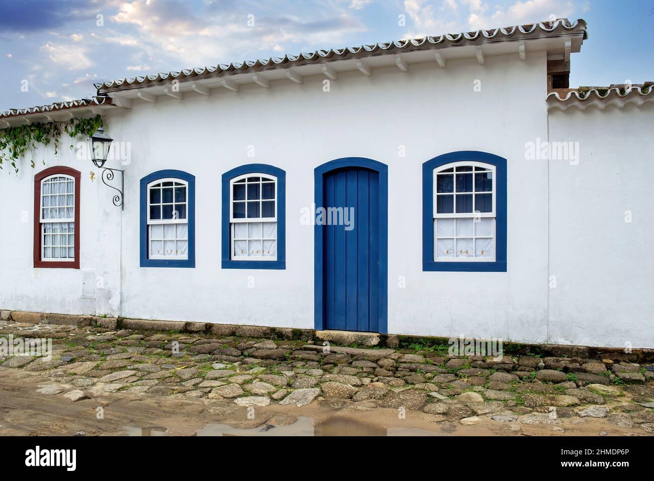 Architecture coloniale portugaise à Paraty, Brésil Banque D'Images