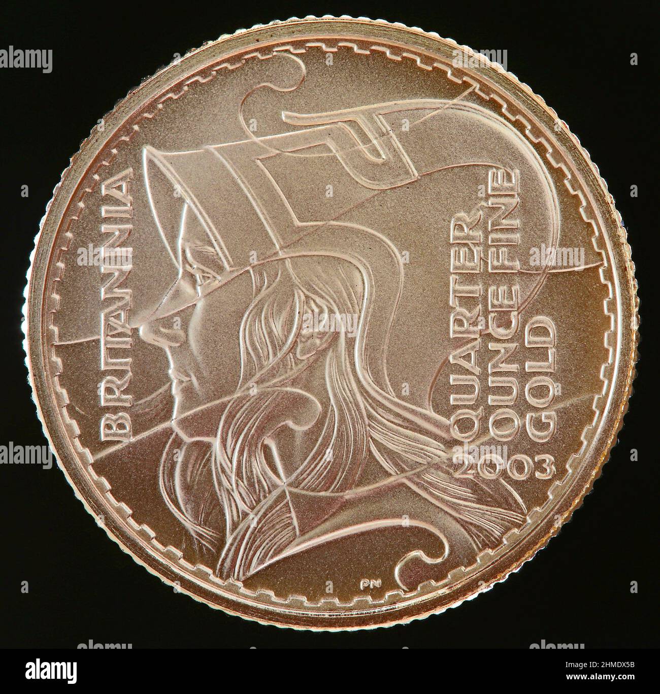 Gold Britannia Banque D'Images