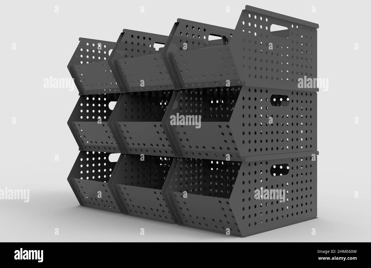 Armoire de classement peinte pour l'étude et le travail illustration de l'image 3D Banque D'Images