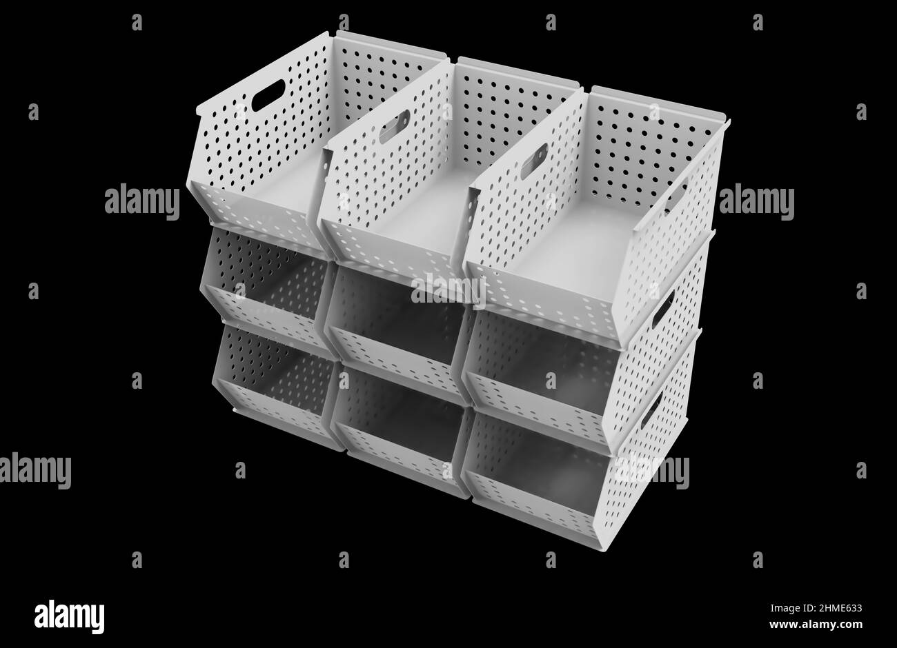 Armoire de classement peinte pour l'étude et le travail illustration de l'image 3D Banque D'Images