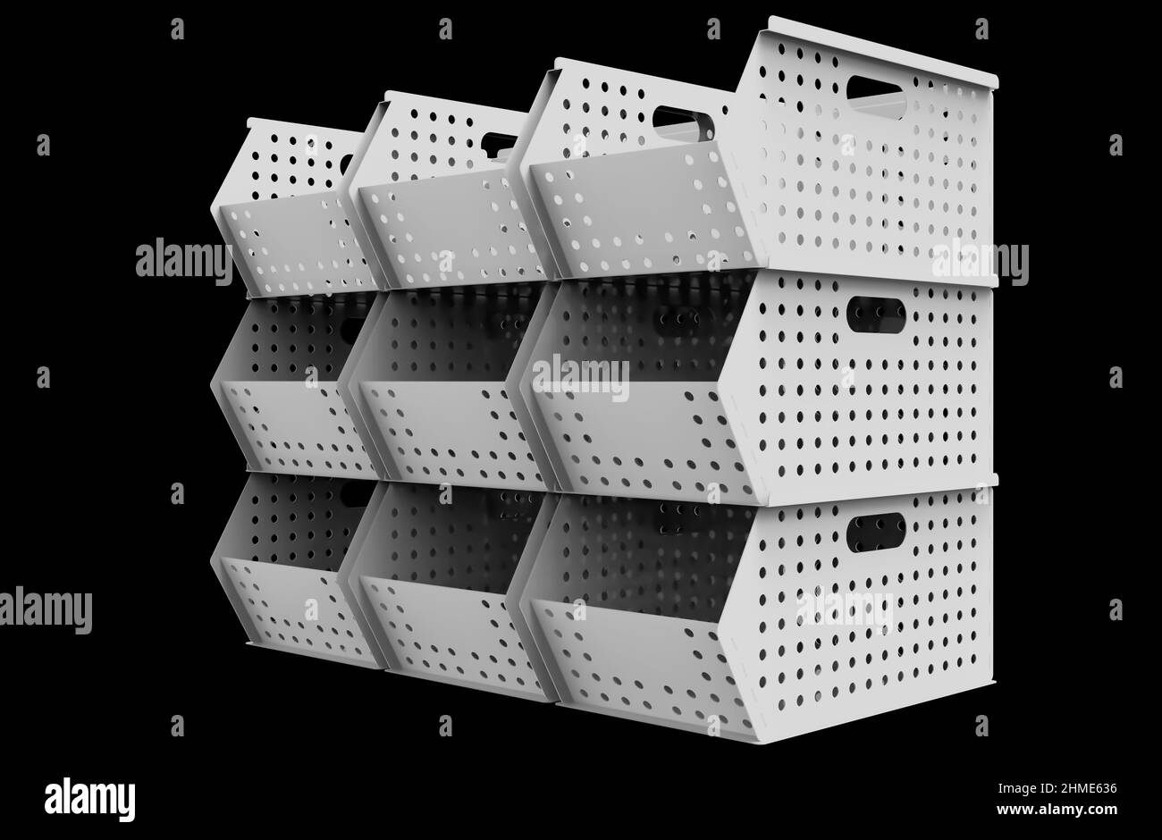 Armoire de classement peinte pour l'étude et le travail illustration de l'image 3D Banque D'Images