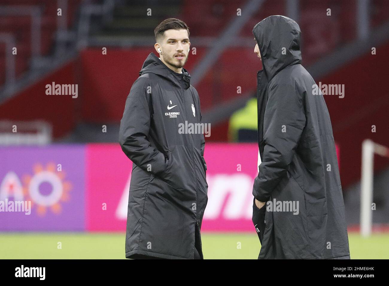AMSTERDAM, 09-02-2022, JohanCruyff Arena, football, Eredivisie néerlandaise, Saison 2021 / 2022, pendant le match Ajax - vitesse, vitesse joueur Adrian Grbic (photo par Pro Shots/Sipa USA) *** droits mondiaux sauf Autriche et pays-Bas *** Banque D'Images