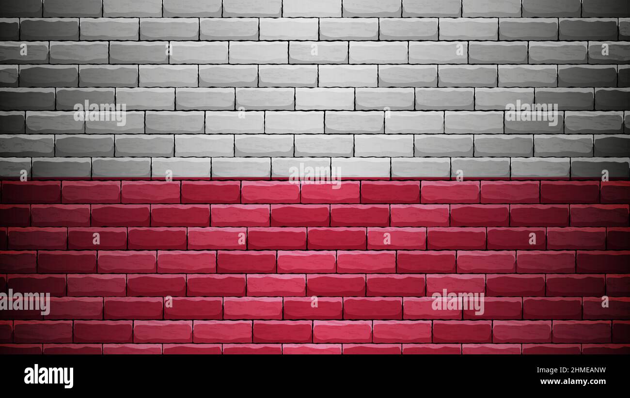 EPS10 fond patriotique vectoriel avec couleurs de drapeau polonais.Un élément d'impact pour l'utilisation que vous voulez en faire. Illustration de Vecteur