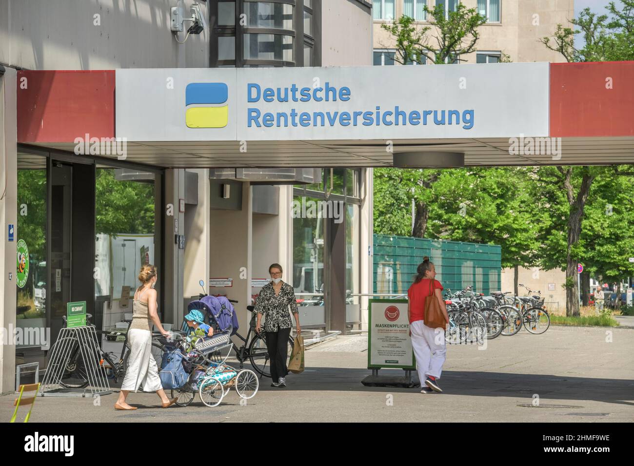 L'assurance pension allemande, Fehrbelliner Platz, Berlin, Berlin, Allemagne Banque D'Images