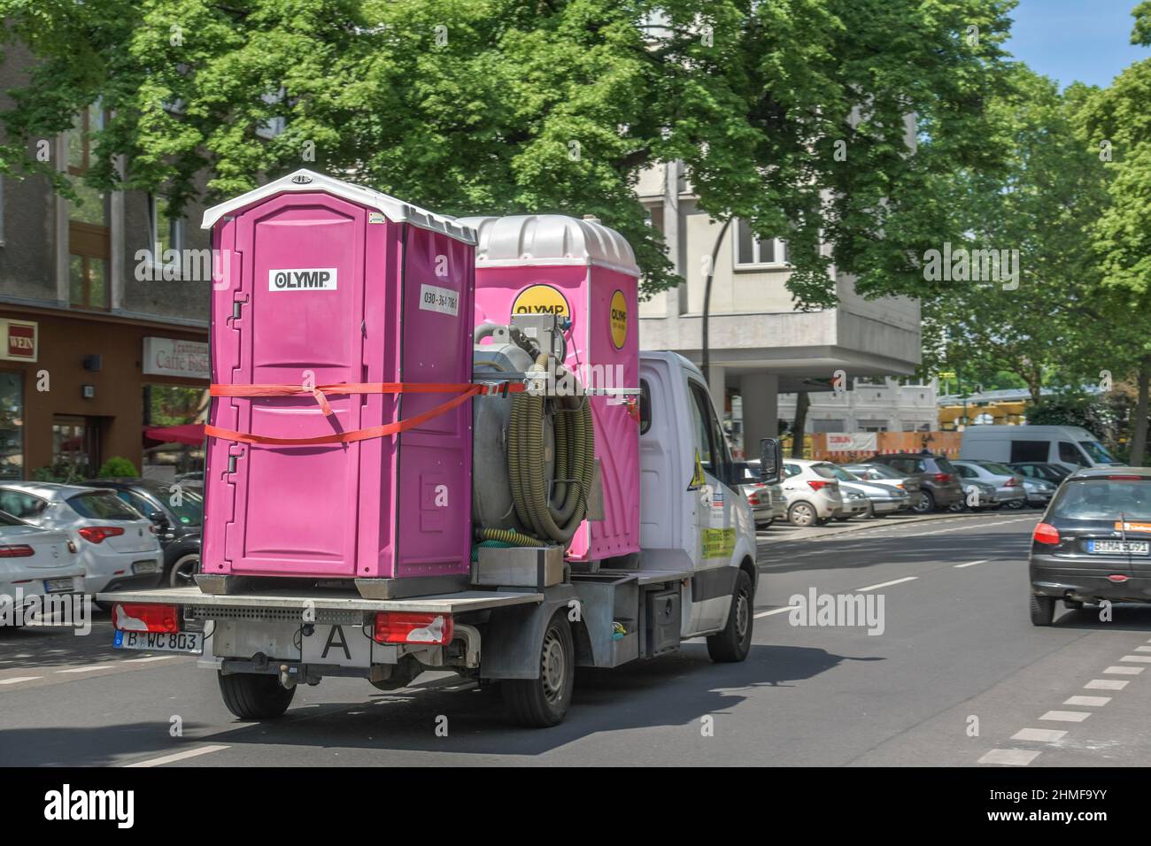 Élimination des toilettes, Berlin, Allemagne Banque D'Images