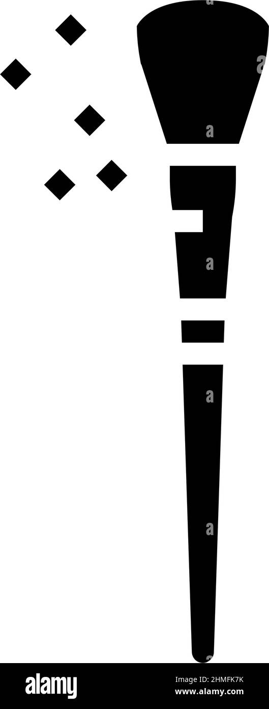 illustration vectorielle de l'icône du glyphe de l'accessoire de forme Illustration de Vecteur