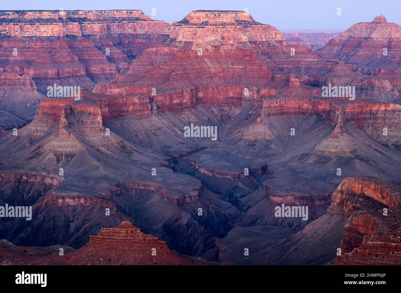 Grand Canyon au crépuscule, Arizona Banque D'Images