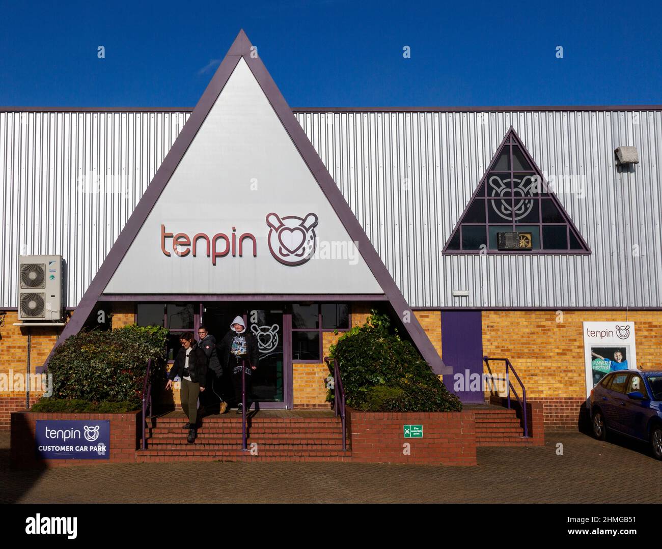 Tenpin Ten PIN Bowling, Martlesham Heath, Suffolk, Angleterre, Royaume-Uni - branche Tenpin Ipswich Banque D'Images
