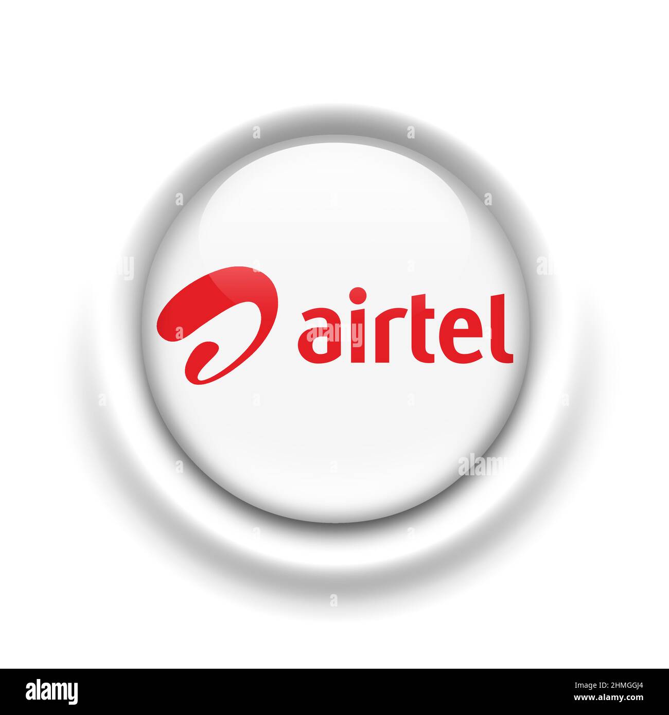 Logo Airtel Banque D'Images