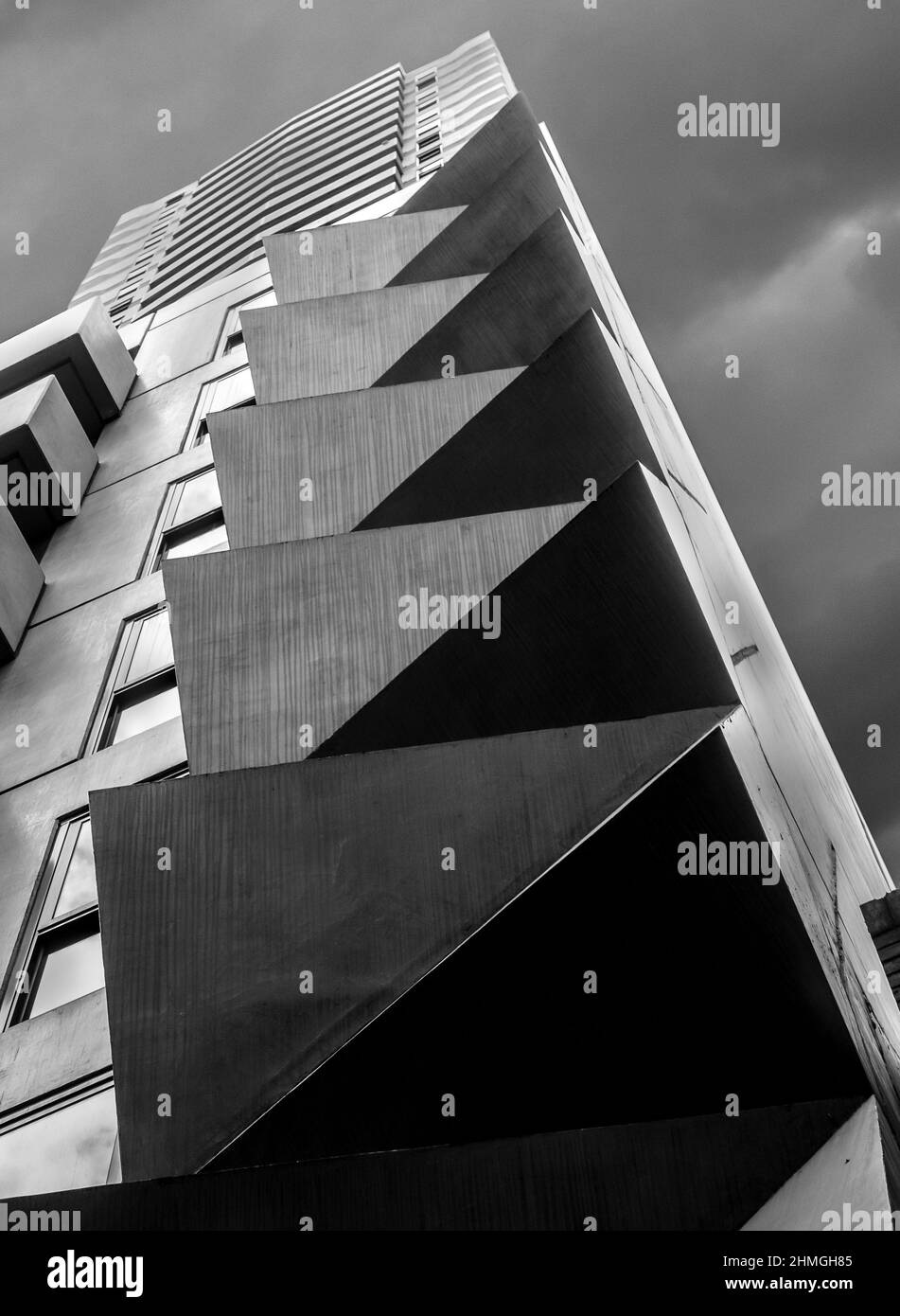 Melbourne, Australie - Tour résidentielle de la Banque près de Besgate Banque D'Images