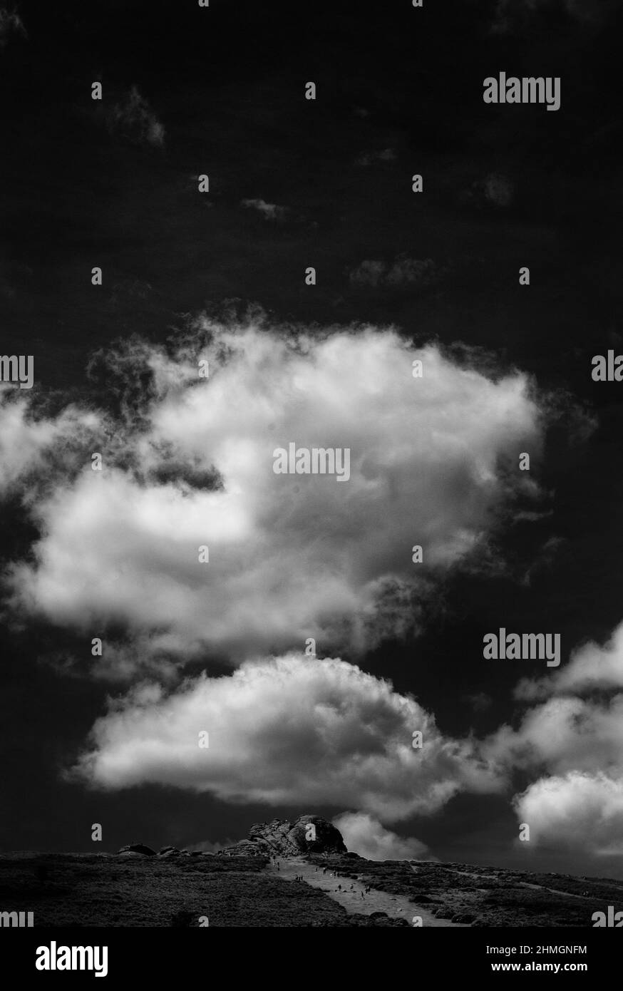 Paysages du Devon Banque D'Images