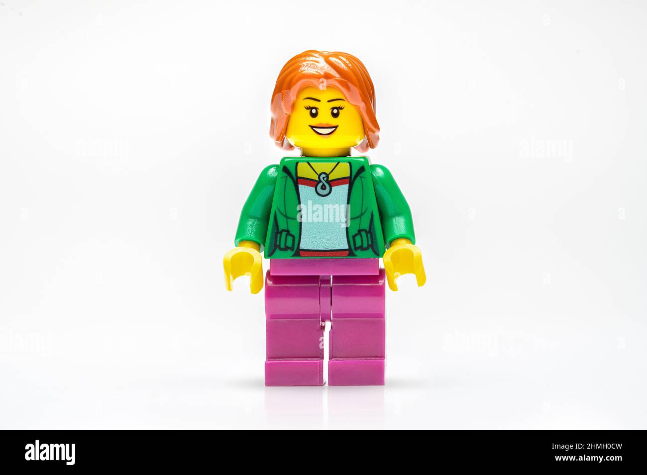 Photo libre de droit de Guerrier Femme Daffaires En Figurines Lego