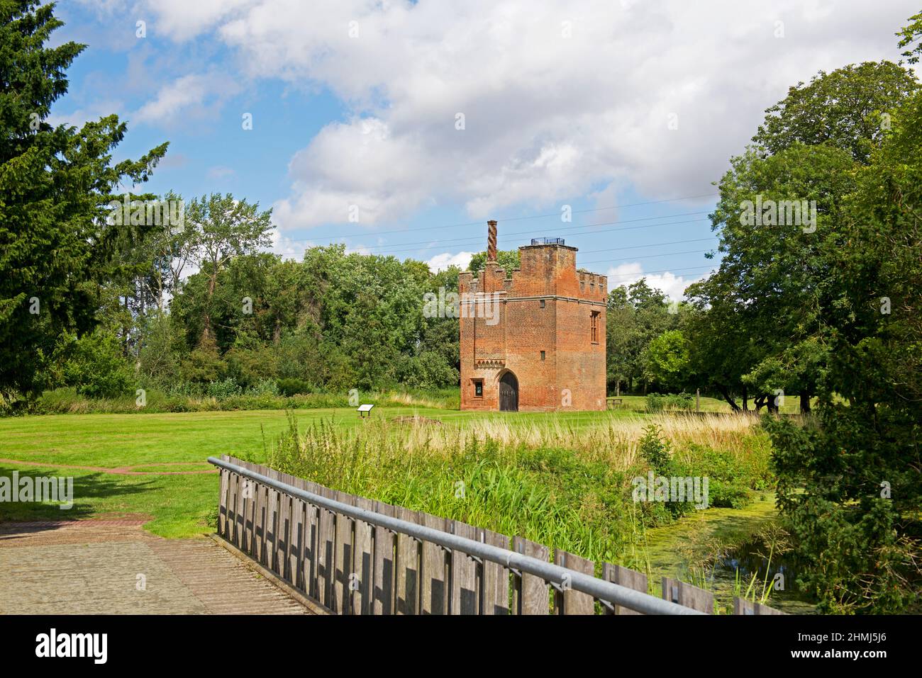 The Rye House Gatehouse, près de Hoddesdon, Hertfordshire, Angleterre Banque D'Images