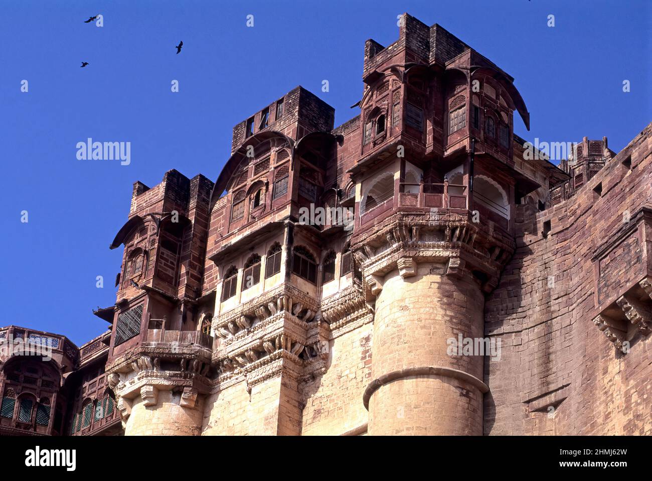Inde. Le Palais Royal à Jodhpur Rajasthan Banque D'Images
