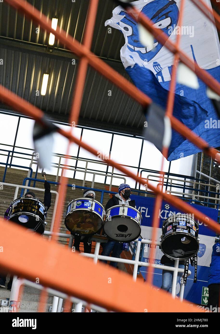 Bundesliga, Vonovia Ruhrstadion Bochum: VFL Bochum vs FC Union Berlin; batteur sur le stand vide Banque D'Images
