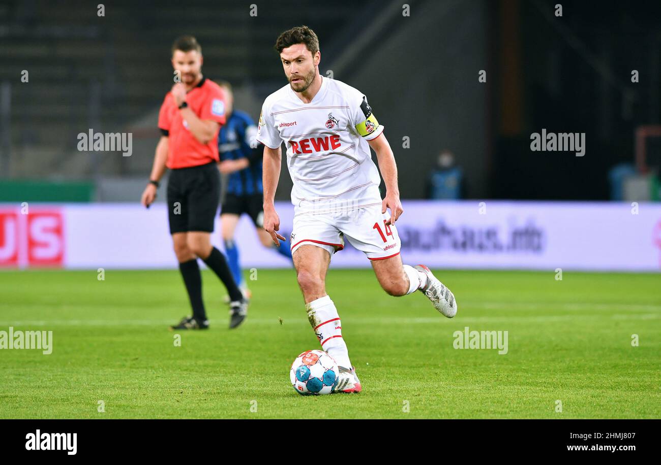 DFB Pokal, Rhein Energie Stadium Cologne : 1. FC Köln contre Hamburger SV; Jonas Hector Banque D'Images