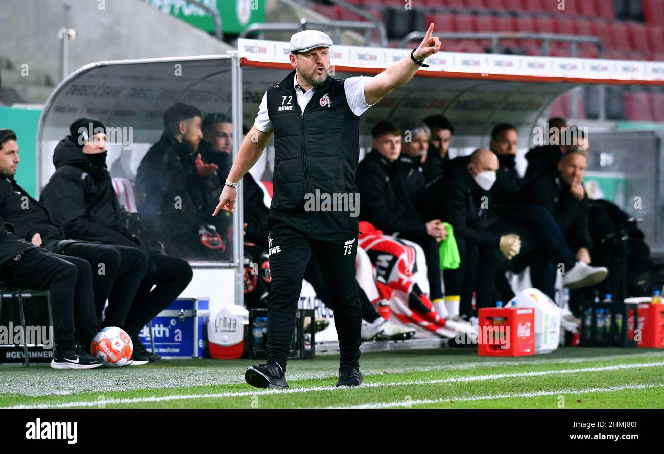 DFB Pokal, Rhein Energie Stadium Cologne : 1. FC Köln vs Hamburger SV ; entraîneur-chef Steffen Baumgart Banque D'Images