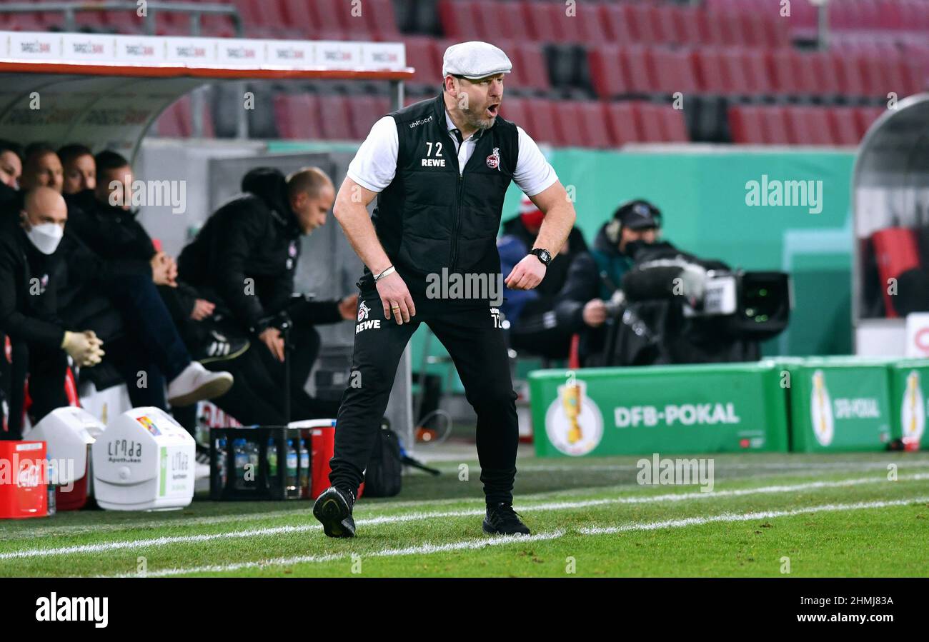 DFB Pokal, Rhein Energie Stadium Cologne : 1. FC Köln vs Hamburger SV ; entraîneur-chef Steffen Baumgart Banque D'Images