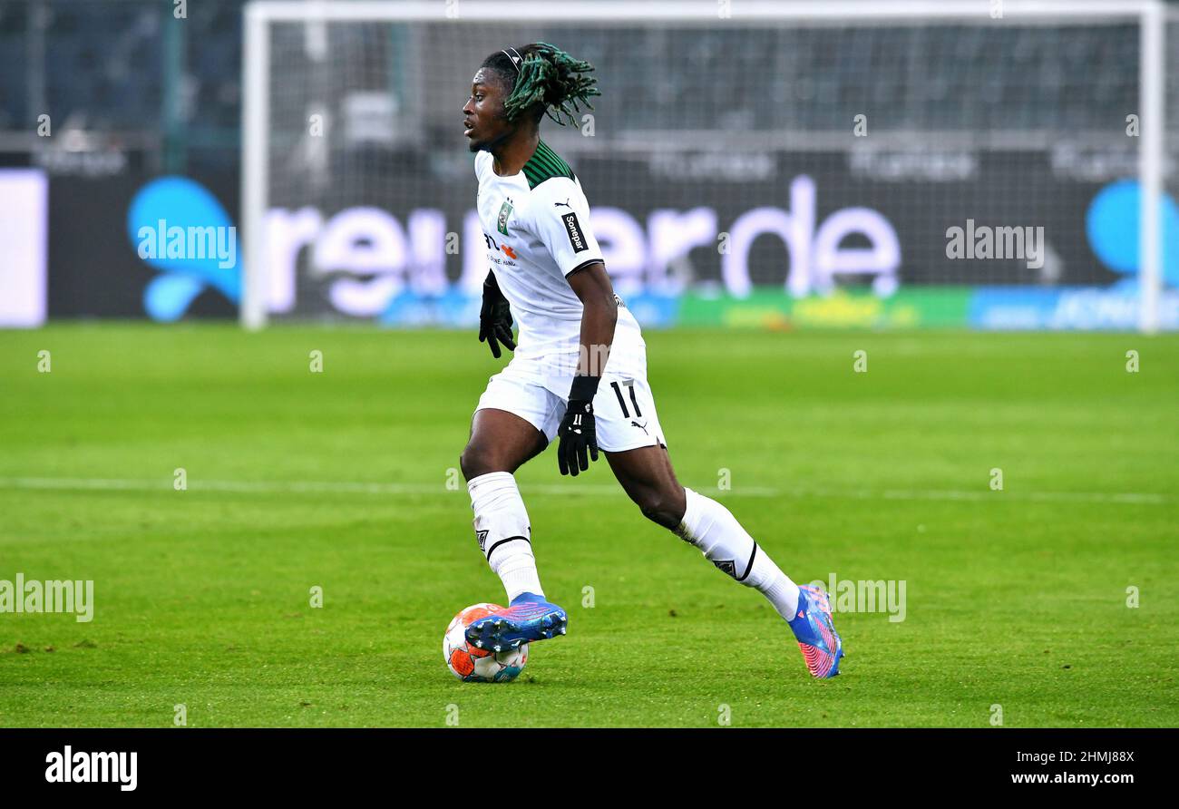 Bundesliga, Parc Borussia Mönchengladbach: Bor. Mönchengladbach vs FC Union Berlin; Manu Kone Banque D'Images