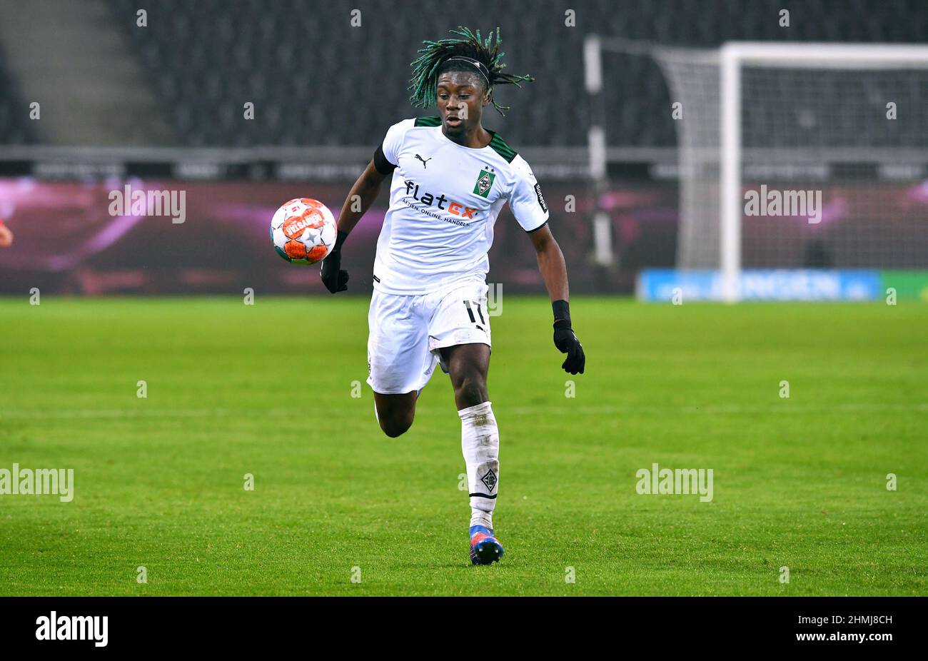 Bundesliga, Parc Borussia Mönchengladbach: Bor. Mönchengladbach vs FC Union Berlin; Manu Kone Banque D'Images