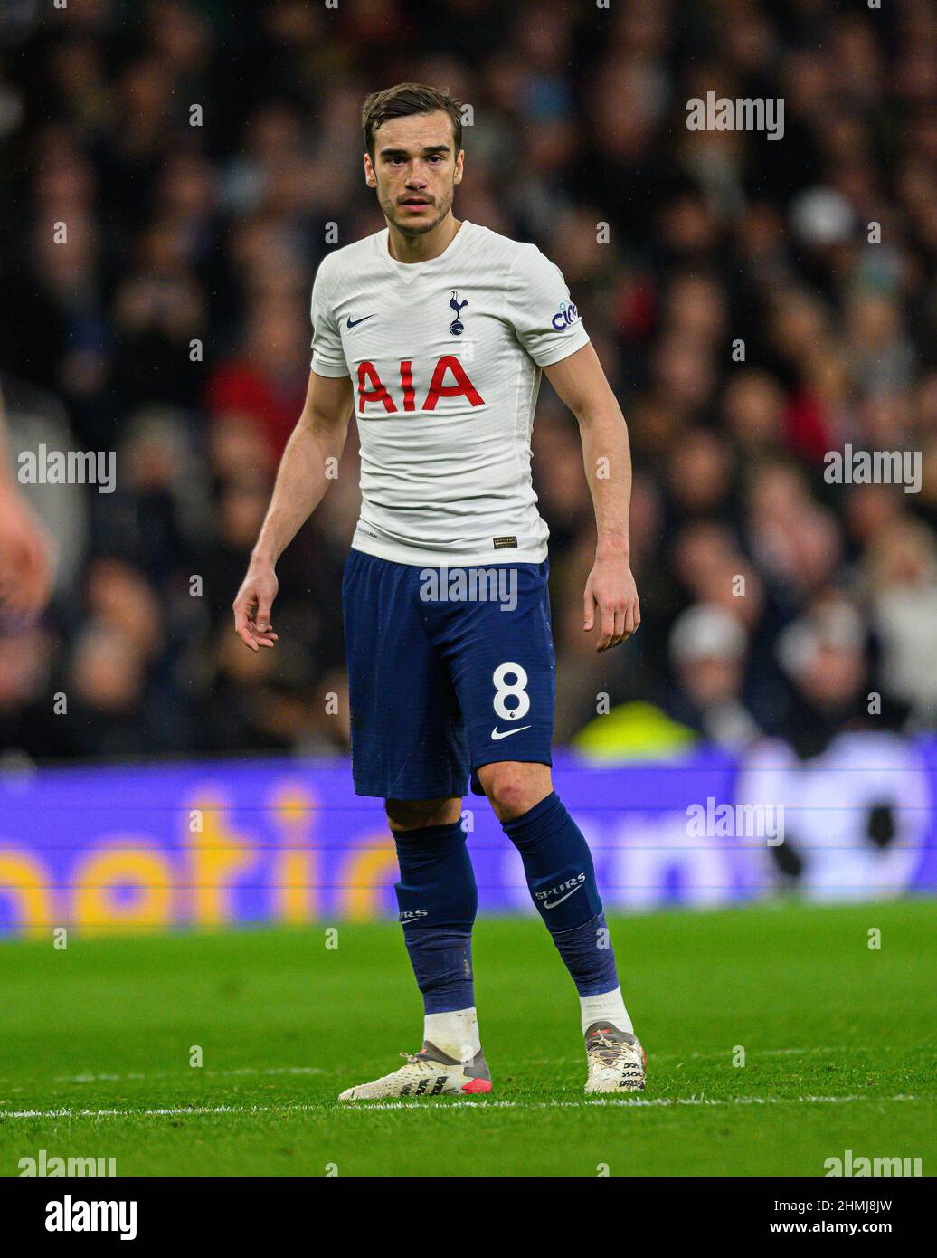 Londres, Royaume-Uni. 09th févr. 2022. Harry Winks pendant le match contre Southampton au stade Tottenham Hotspur. Crédit photo : crédit: Mark pain/Alamy Live News Banque D'Images