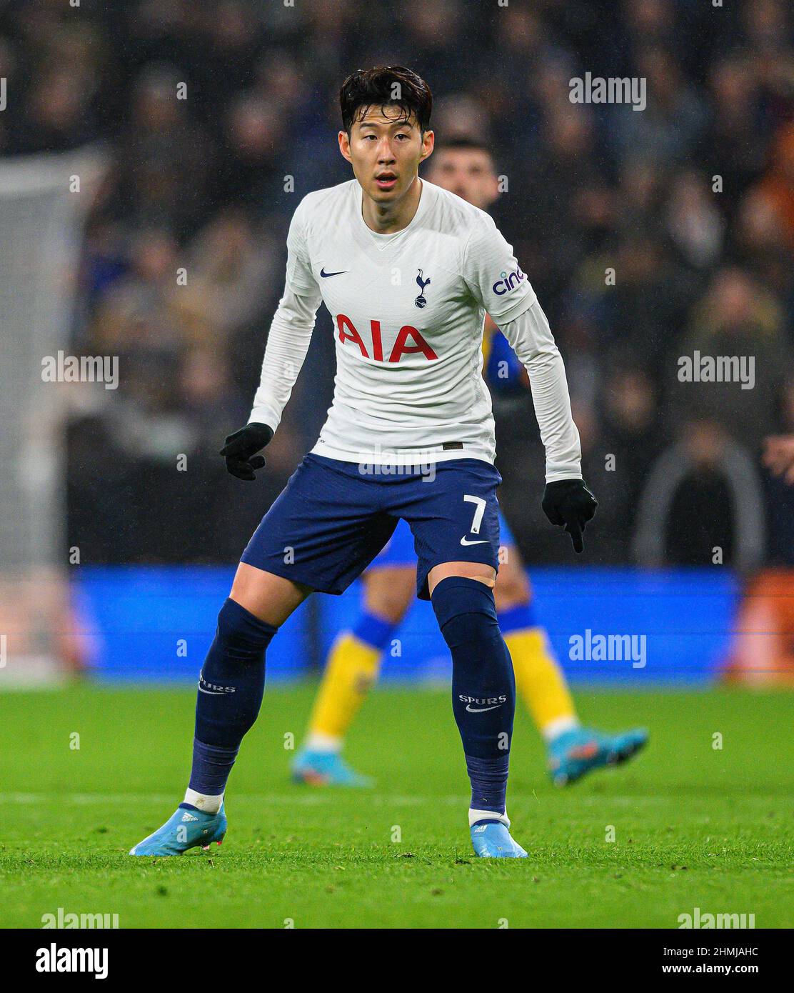 Londres, Royaume-Uni. 09th févr. 2022. Le fils Heung-min de Tottenham pendant le match au stade Tottenham Hotspur. Crédit photo : crédit: Mark pain/Alamy Live News Banque D'Images