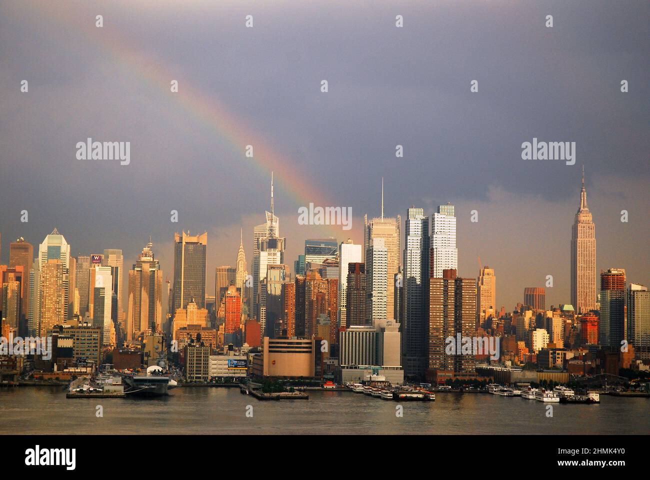 Tempête de compensation, Manhattan Banque D'Images