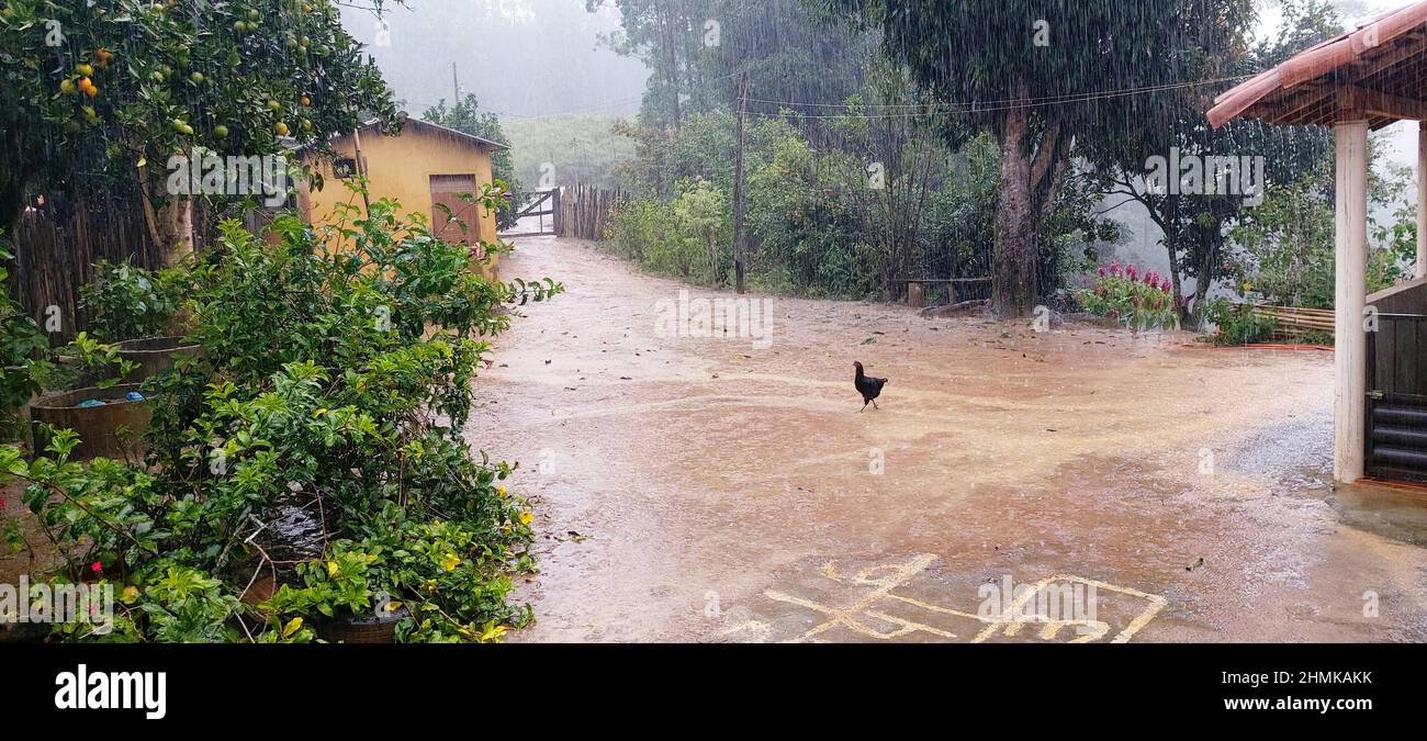 Tempête de pluie, Minas Gerais, Brésil Banque D'Images