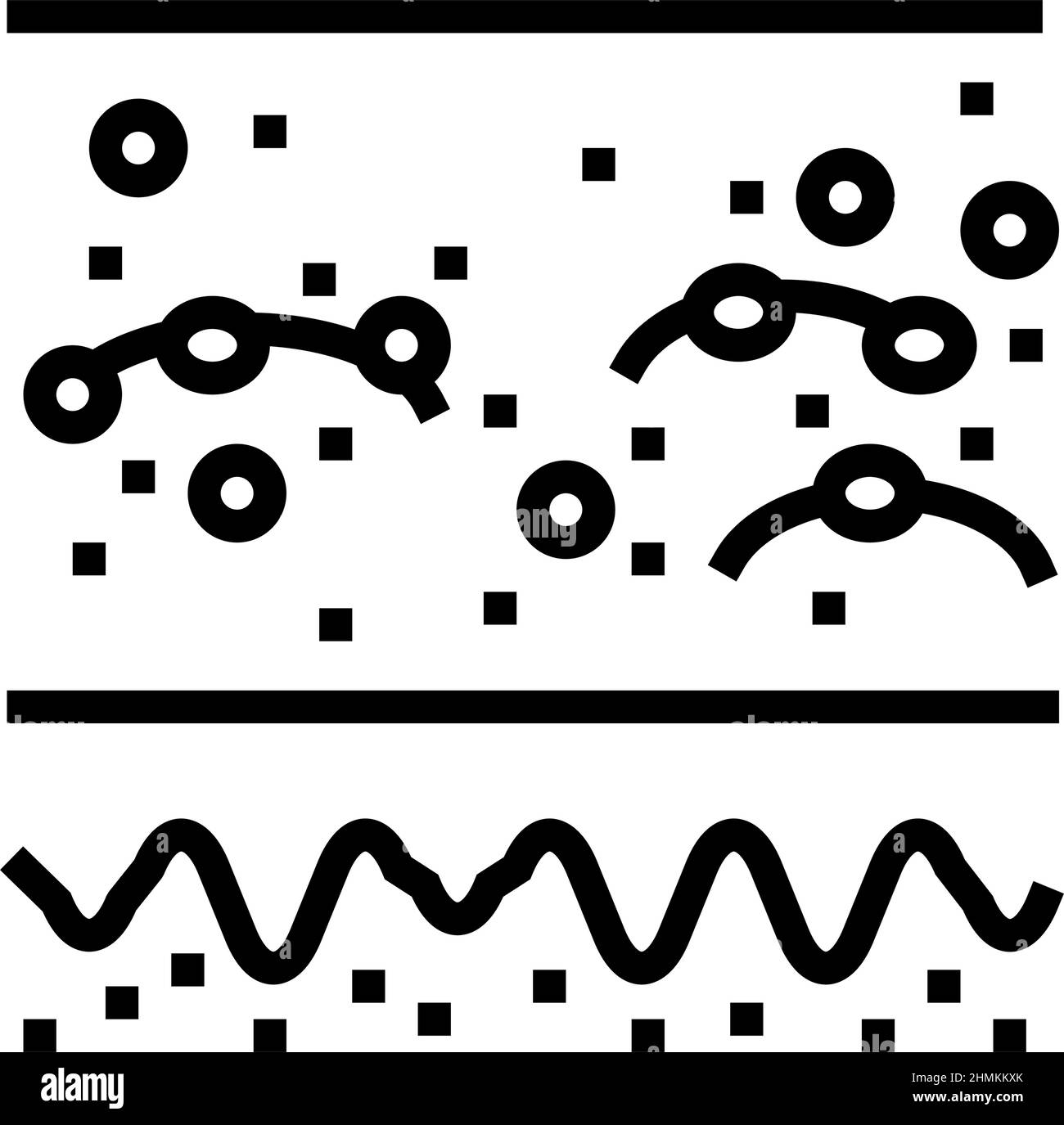 taches rouges éruption cutanée icône vecteur illustration Image ...