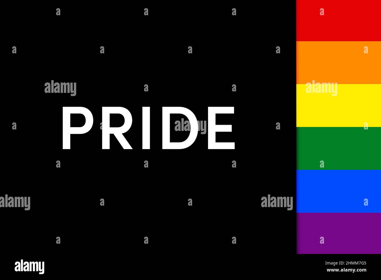 Le mois de la fierté gay en juin.Drapeau arc-en-ciel multicolore LGBTQ.Couleur originale symbole de l'arrière-plan du concept de fierté gay, affiche haute résolution Banque D'Images