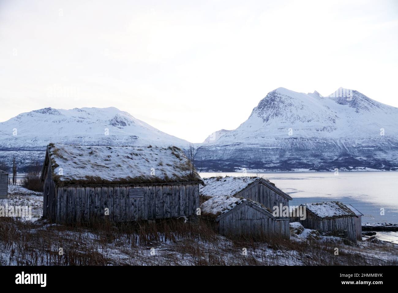 Nuit polaire dans la région arctique en Norvège Photo Stock - Alamy
