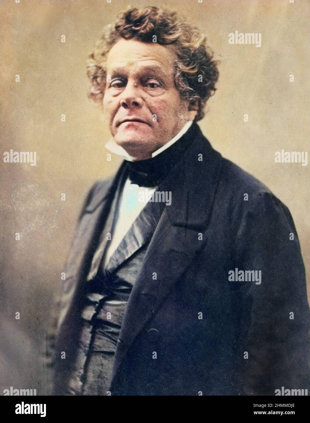 Portrait de Adolphe Cremieux (1796-1880), homme politique francais photo Nadar collégié ultérieurement Banque D'Images