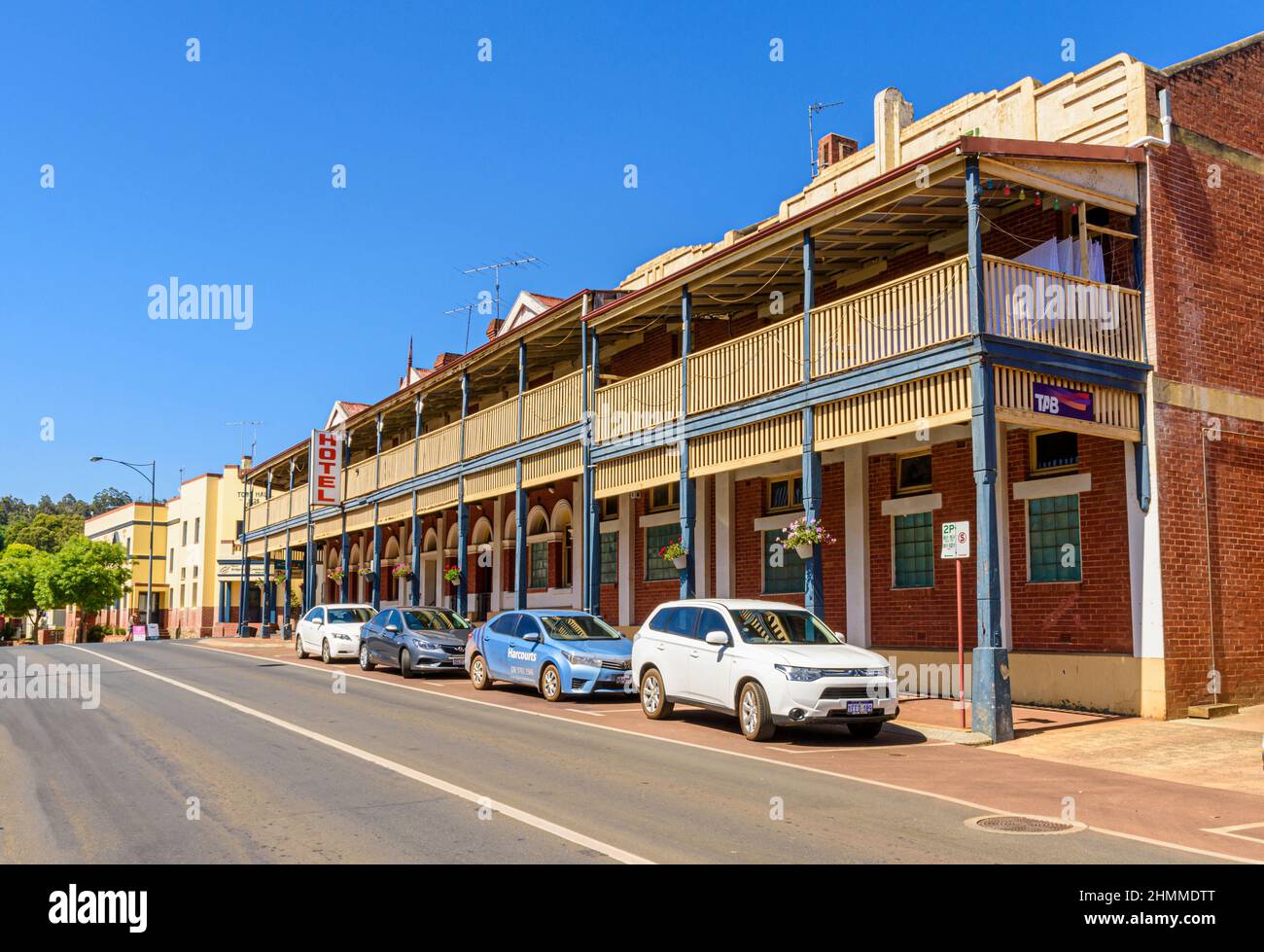 The Federation Filigree a stylisé Freemasons Hotel, Bridgetown, Australie occidentale, Australie Banque D'Images