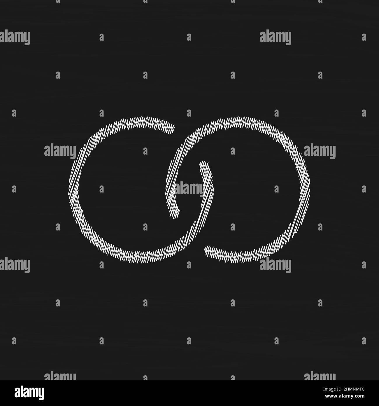 Icône de vecteur d'esquisse des anneaux de mariage. Illustration tendance des anneaux de mariage Illustration de Vecteur