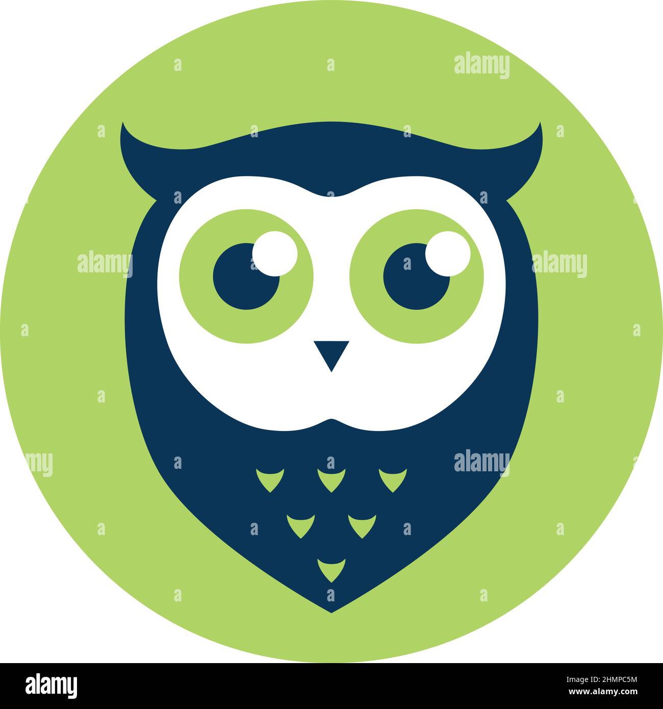 Design simple de Cute Owl Illustration de Vecteur