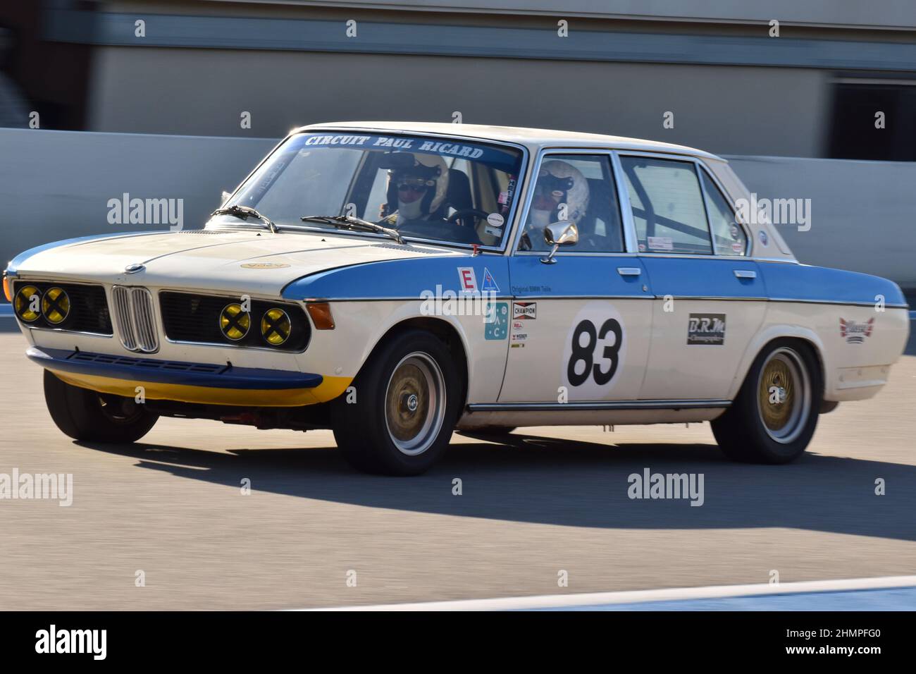 BMW 30CS attaque sur le circuit Paul Ricard Banque D'Images