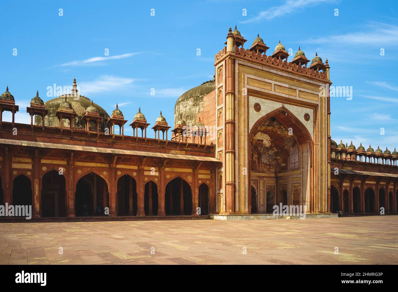 Mosquée JAMA à Fatehpur Sikri près d'agra en inde Banque D'Images