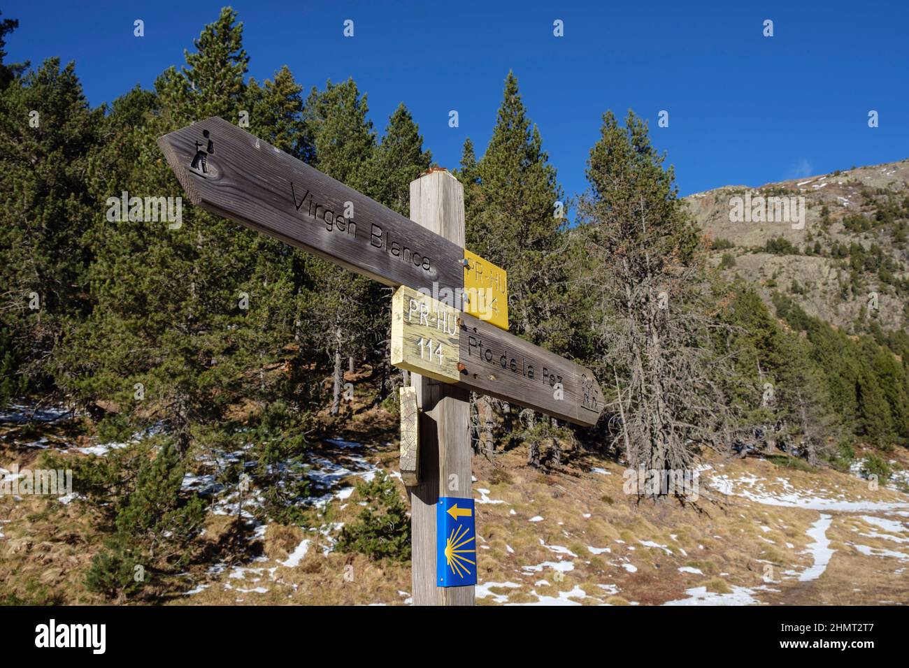 valle de la Pez, Huesca, Aragón, cordillera de los Pirineos, Espagne Banque D'Images