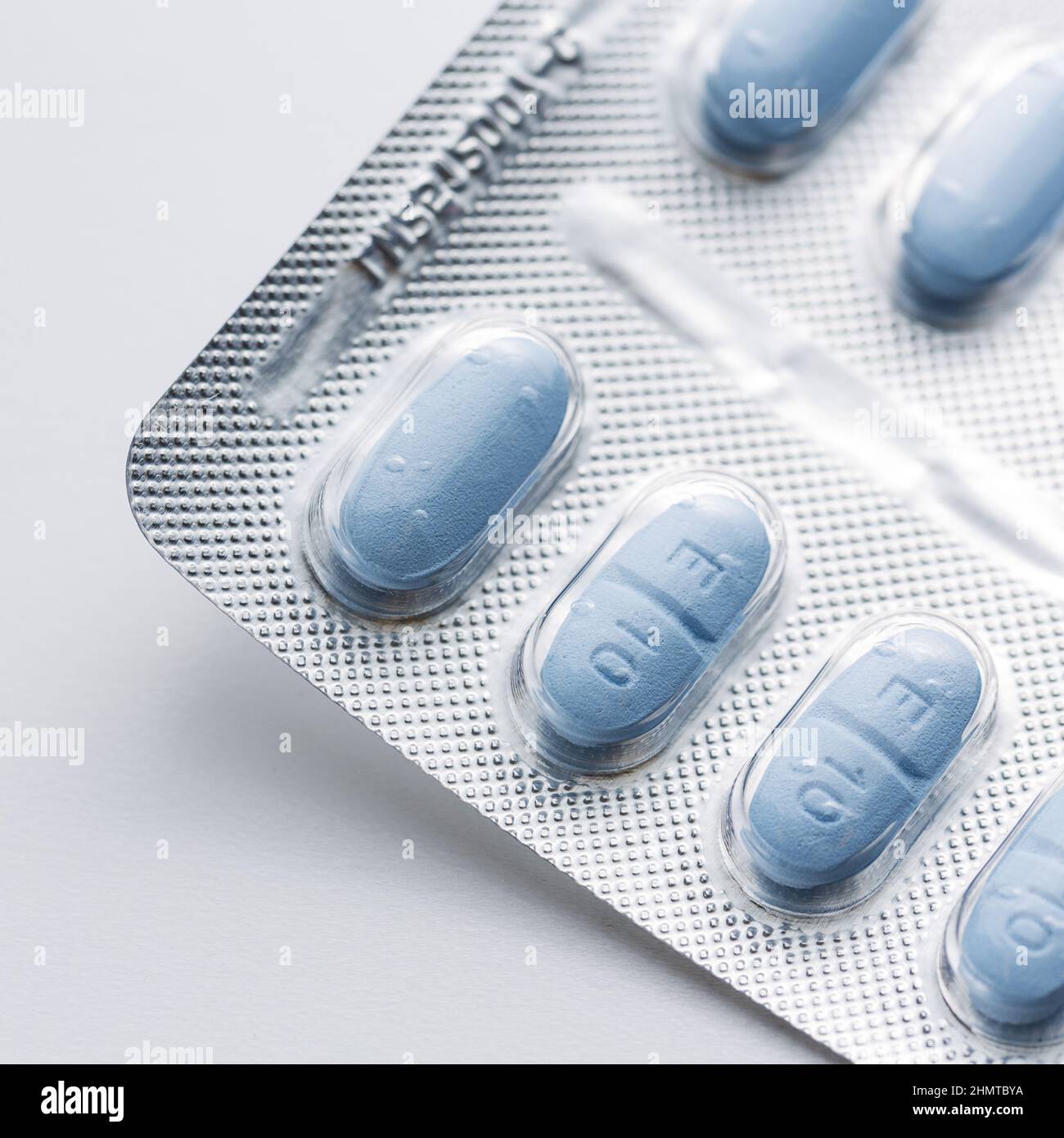 capsules médicaments viagra médecin thérapie médicaments antibiotiques pharmacie médecine médicale Banque D'Images