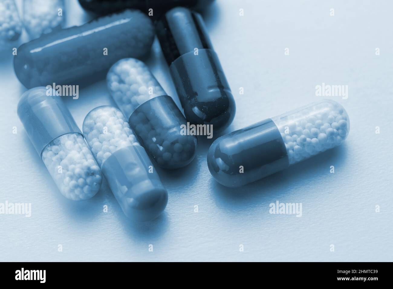 capsule médicaments thérapie médecin pilule grippe antibiotique pharmacie médecine médicale Banque D'Images