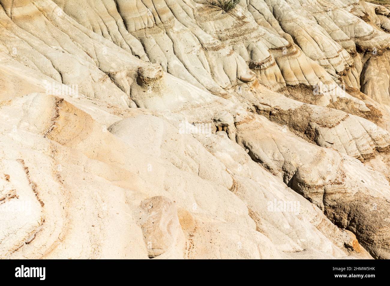 Pierres de sable des terrains de blaireau canadiens à drumheller canada Banque D'Images